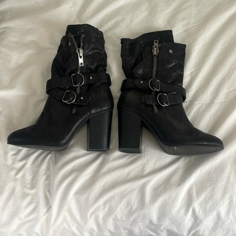 Black boots